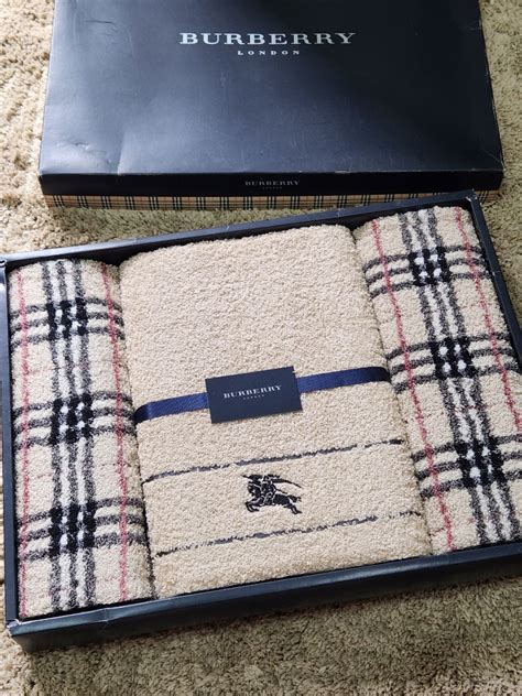 burberry towel set|burberry golf towel.